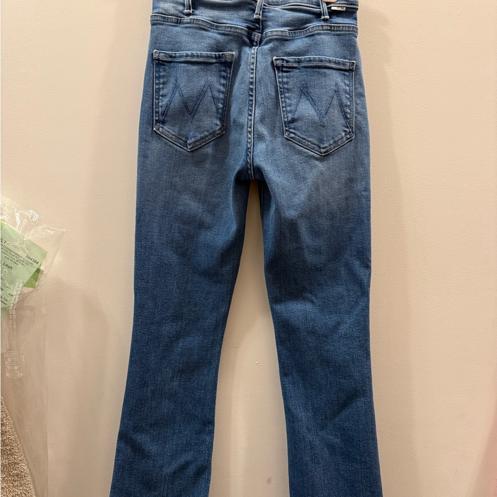 MOTHER Blue Ankle & Cropped Jeans